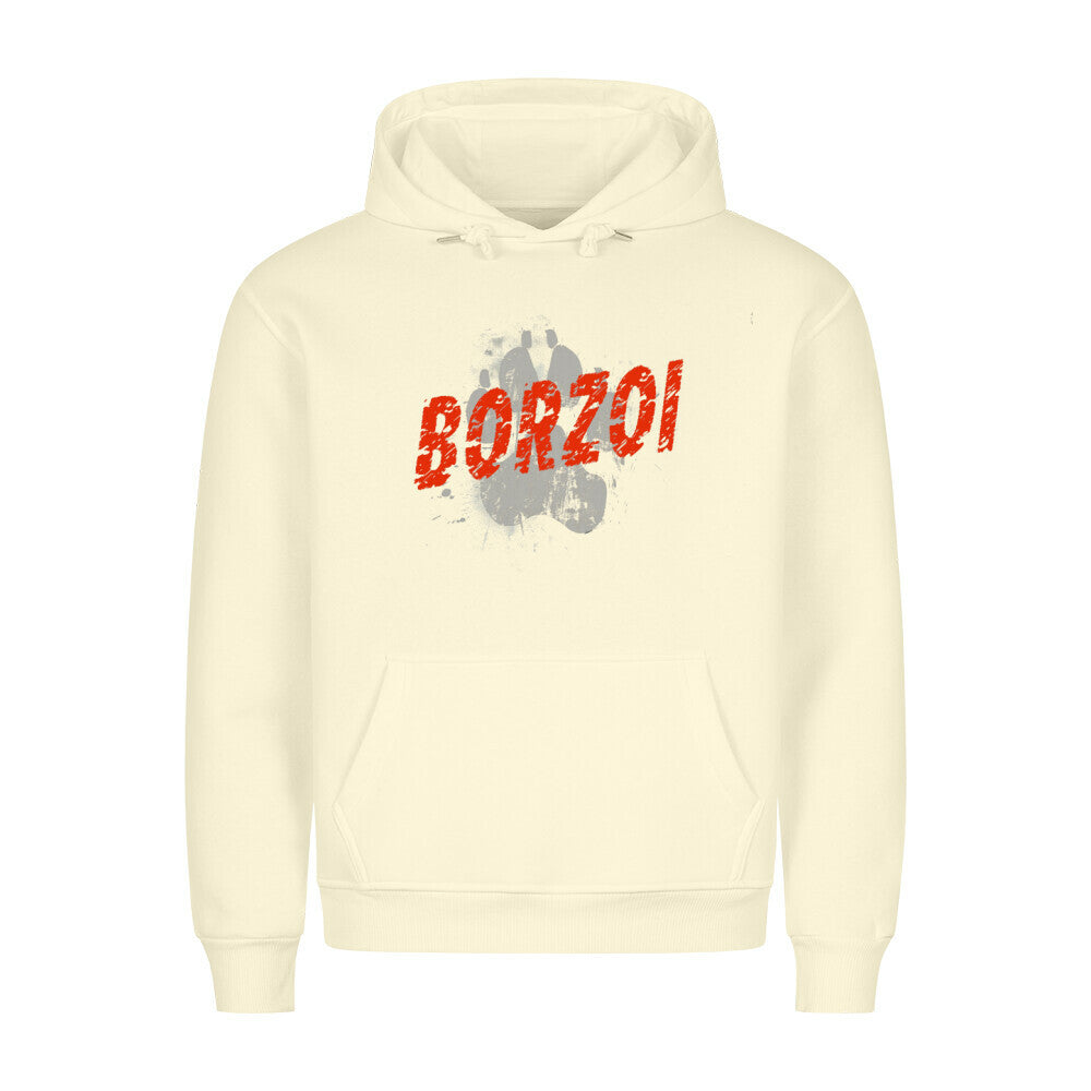 Premium Hoodie "Barsoi - PAW" Beige – hunde-shirt.de
