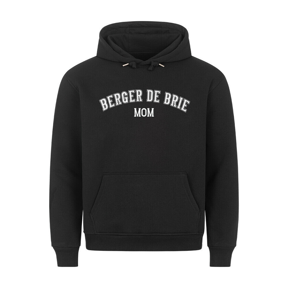 Premium Hoodie "Briard - MOM 2" Schwarz – hunde-shirt.de