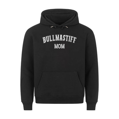 Premium Hoodie "Bullmastiff - MOM" Schwarz – hunde-shirt.de