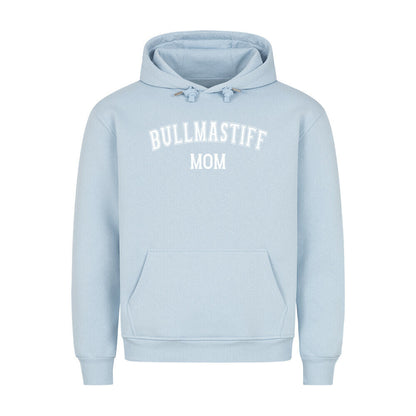 Premium Hoodie "Bullmastiff - MOM" Babyblau – hunde-shirt.de
