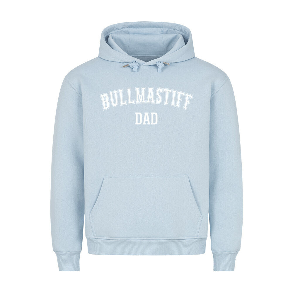 Premium Hoodie "Bullmastiff - DAD" Babyblau – hunde-shirt.de