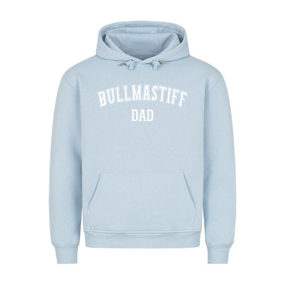 Premium Hoodie "Bullmastiff - DAD" Babyblau – hunde-shirt.de