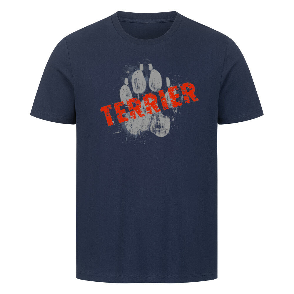 Premium T-Shirt "Cairn Terrier - PAW" French Navy – hunde-shirt.de