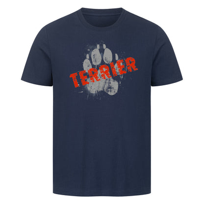 Premium T-Shirt "Cairn Terrier - PAW" French Navy – hunde-shirt.de