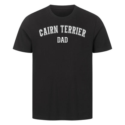 Premium T-Shirt "Cairn Terrier - DAD" Schwarz – hunde-shirt.de