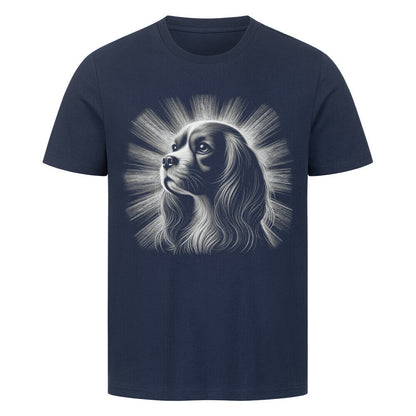 Premium T-Shirt "Cavalier King Charles - Bright" French Navy – hunde-shirt.de