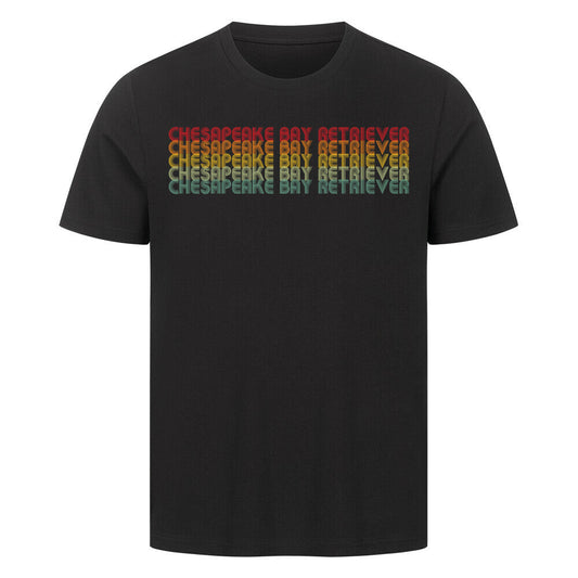 Premium T-Shirt "Chesapeake Bay - Letters" Schwarz – hunde-shirt.de