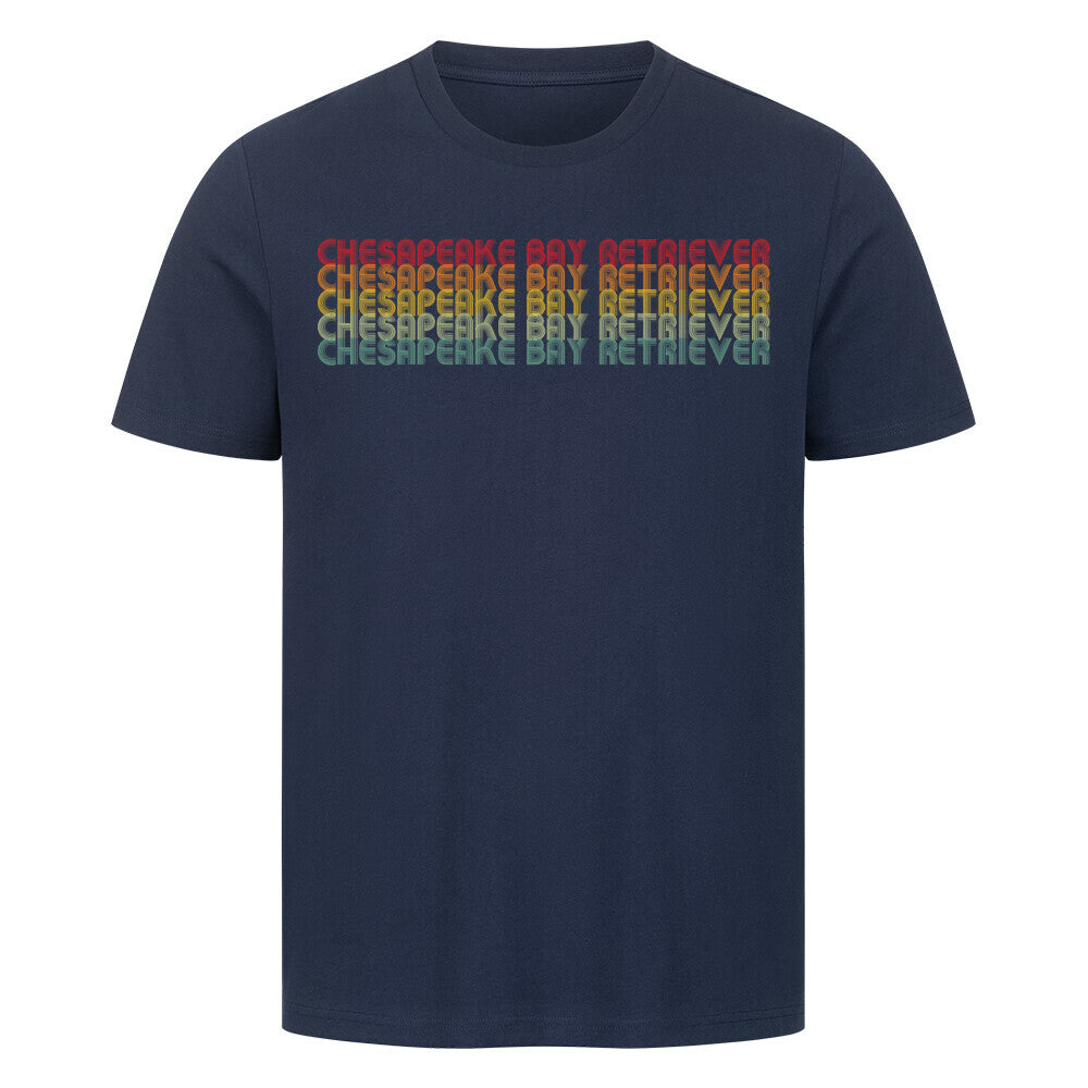 Premium T-Shirt "Chesapeake Bay - Letters" French Navy – hunde-shirt.de