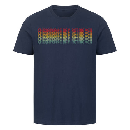 Premium T-Shirt "Chesapeake Bay - Letters" French Navy – hunde-shirt.de