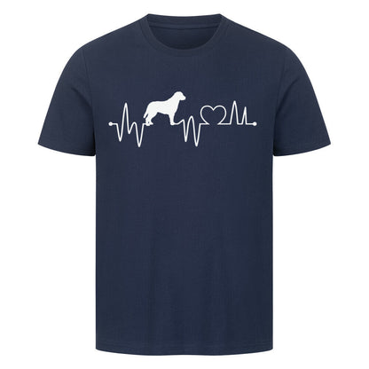 Premium T-Shirt "Chesapeake Bay Retriever - Heartbeat" French Navy – hunde-shirt.de