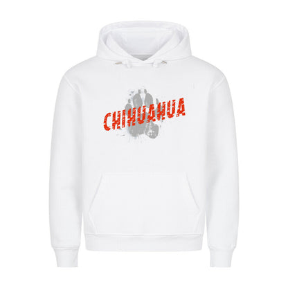 Premium Hoodie "Chihuahua - PAW" Weiß – hunde-shirt.de