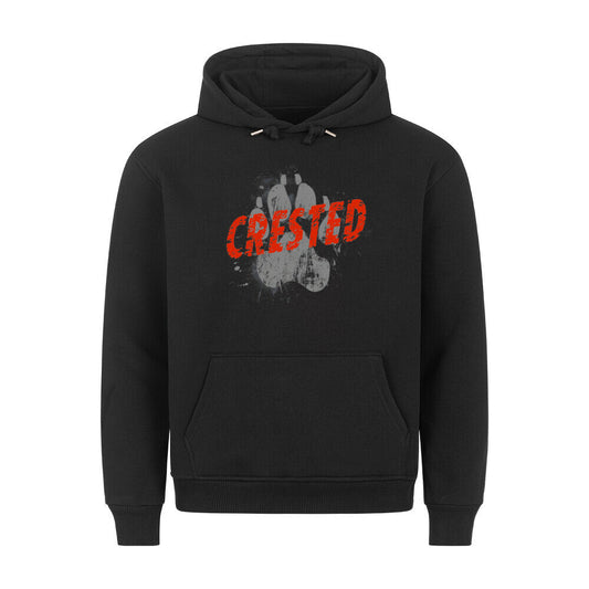 Premium Hoodie "Chinese Crested Dog - PAW" Schwarz – hunde-shirt.de