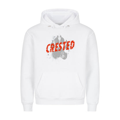 Premium Hoodie "Chinese Crested Dog - PAW" Weiß – hunde-shirt.de