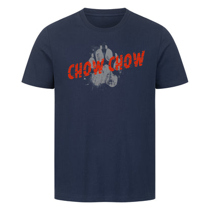 Premium T-Shirt "Chow-Chow - PAW" French Navy – hunde-shirt.de