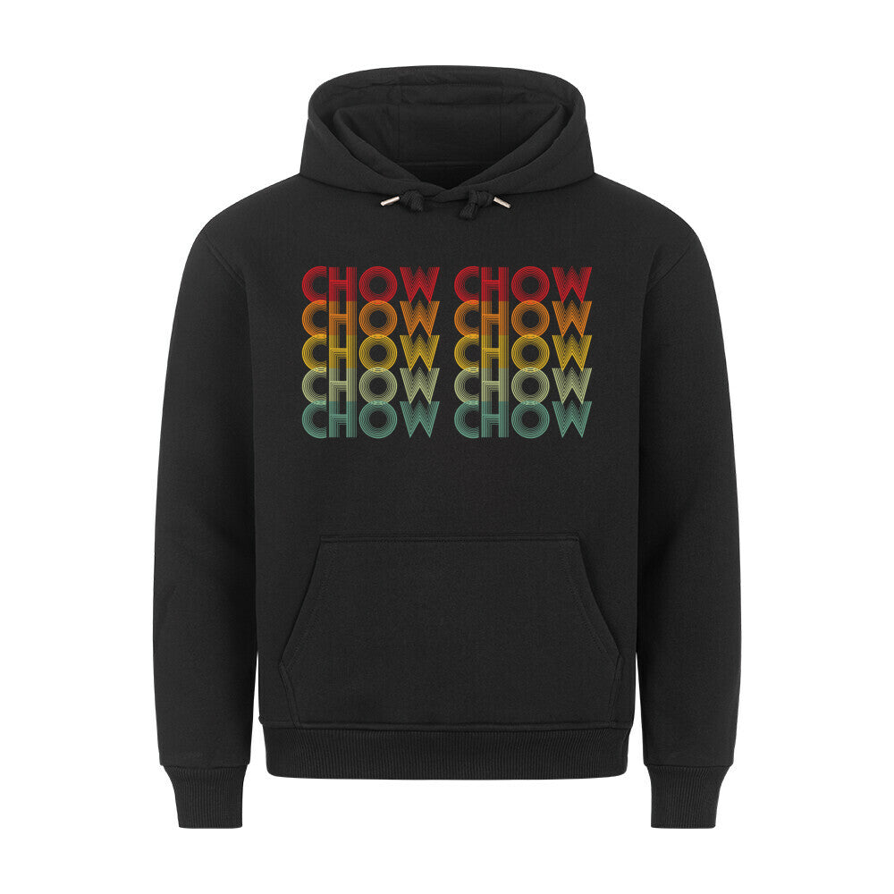 Premium Hoodie "Chow-Chow" Schwarz – hunde-shirt.de