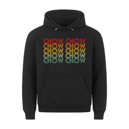 Premium Hoodie "Chow-Chow" Schwarz – hunde-shirt.de