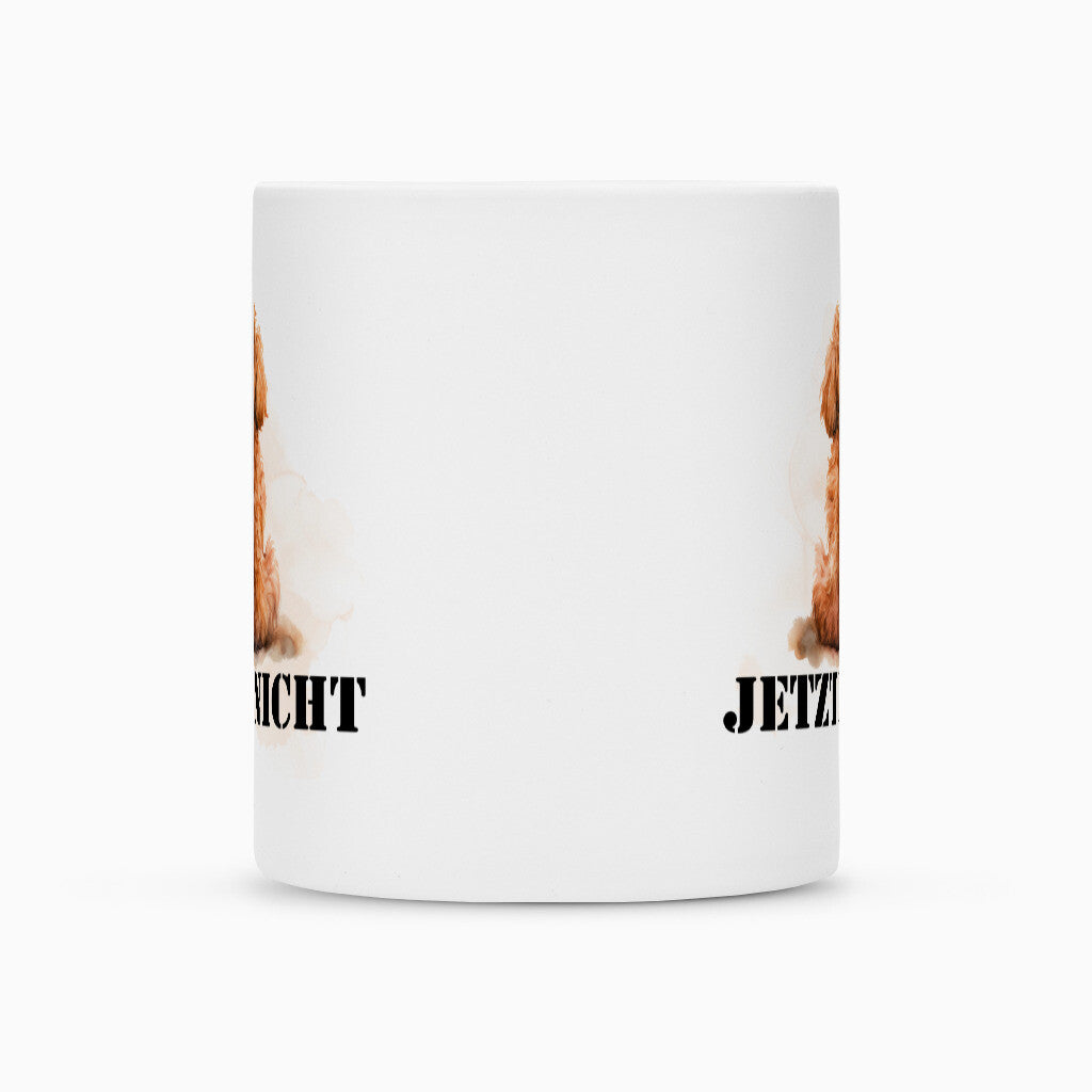 Tasse "Cockapoo ( hell ) - JETZT NICHT" – hunde-shirt.de
