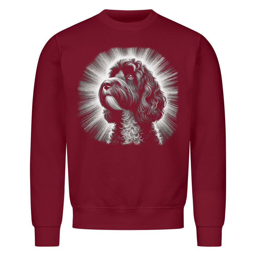 Premium Sweatshirt "Cockapoo - Shine" Burgunder – hunde-shirt.de
