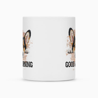 Tasse "Pembroke Welsh Corgi - Good Morning" – hunde-shirt.de