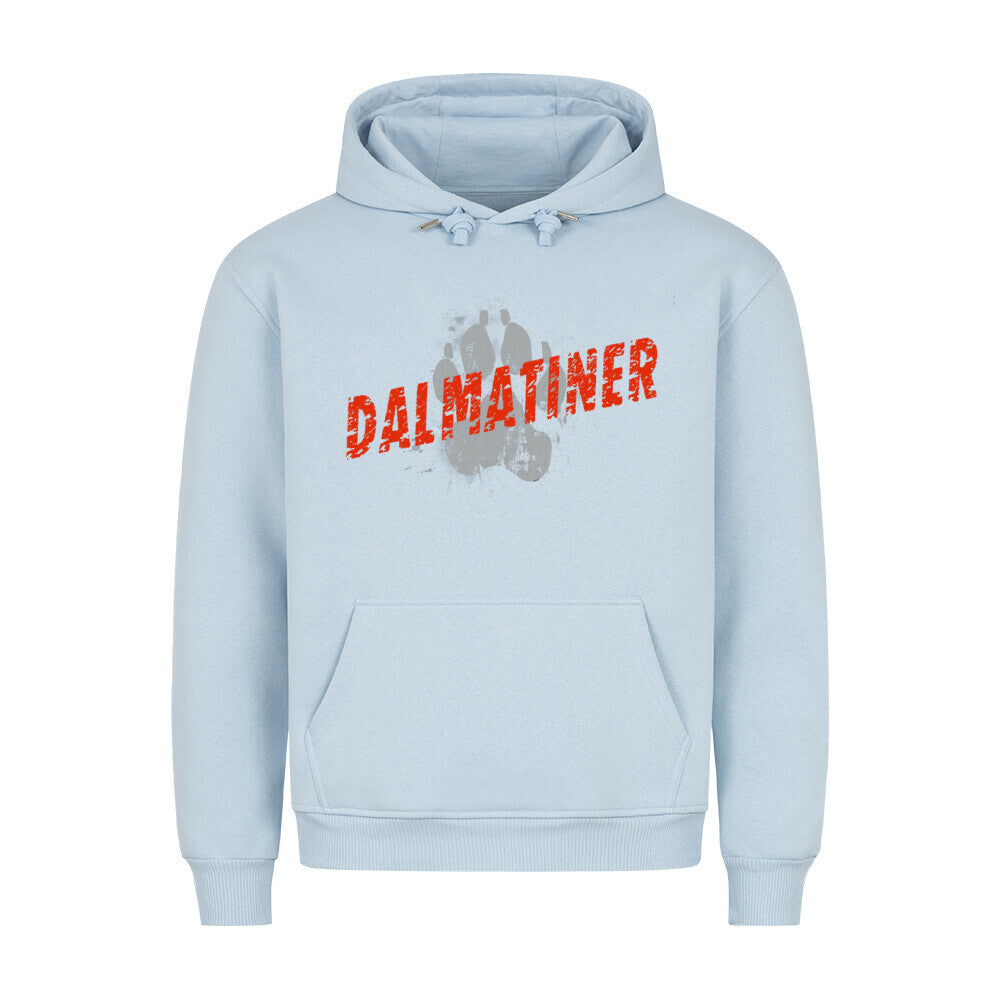 Premium Hoodie "Dalmatiner - PAW" Babyblau – hunde-shirt.de