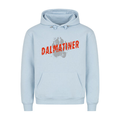 Premium Hoodie "Dalmatiner - PAW" Babyblau – hunde-shirt.de