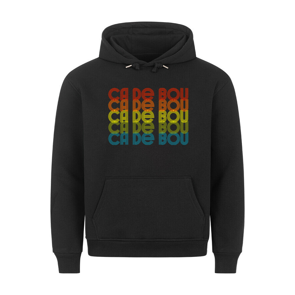 Premium Hoodie "Ca de Bou - RETRO" Schwarz – hunde-shirt.de