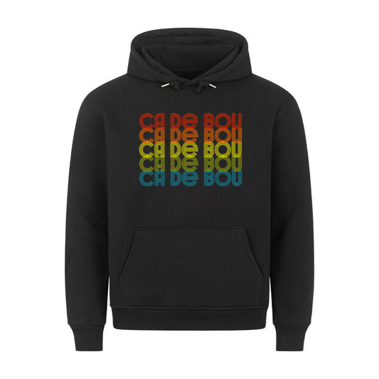 Premium Hoodie "Ca de Bou - RETRO" Schwarz – hunde-shirt.de
