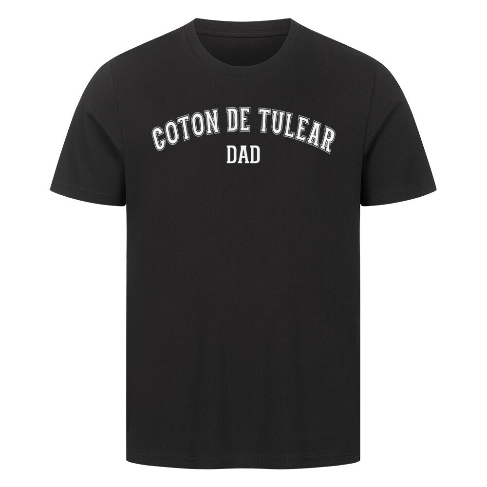 Premium T-Shirt "Coton de Tuléar - DAD" Schwarz – hunde-shirt.de