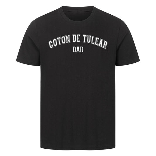 Premium T-Shirt "Coton de Tuléar - DAD" Schwarz – hunde-shirt.de