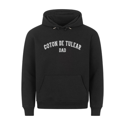Premium Hoodie "Coton de Tuléar - DAD" Schwarz – hunde-shirt.de