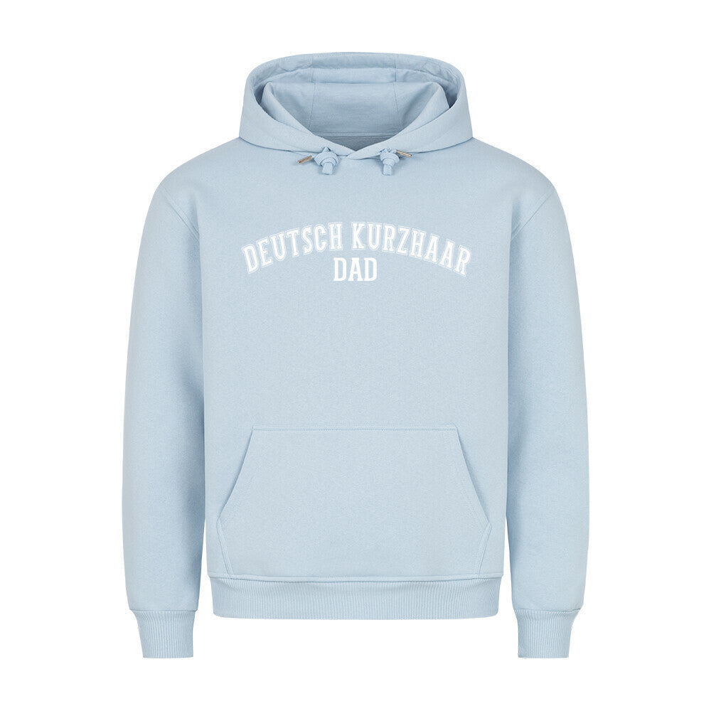 Premium Hoodie "Deutsch Kurzhaar - DAD" Babyblau – hunde-shirt.de