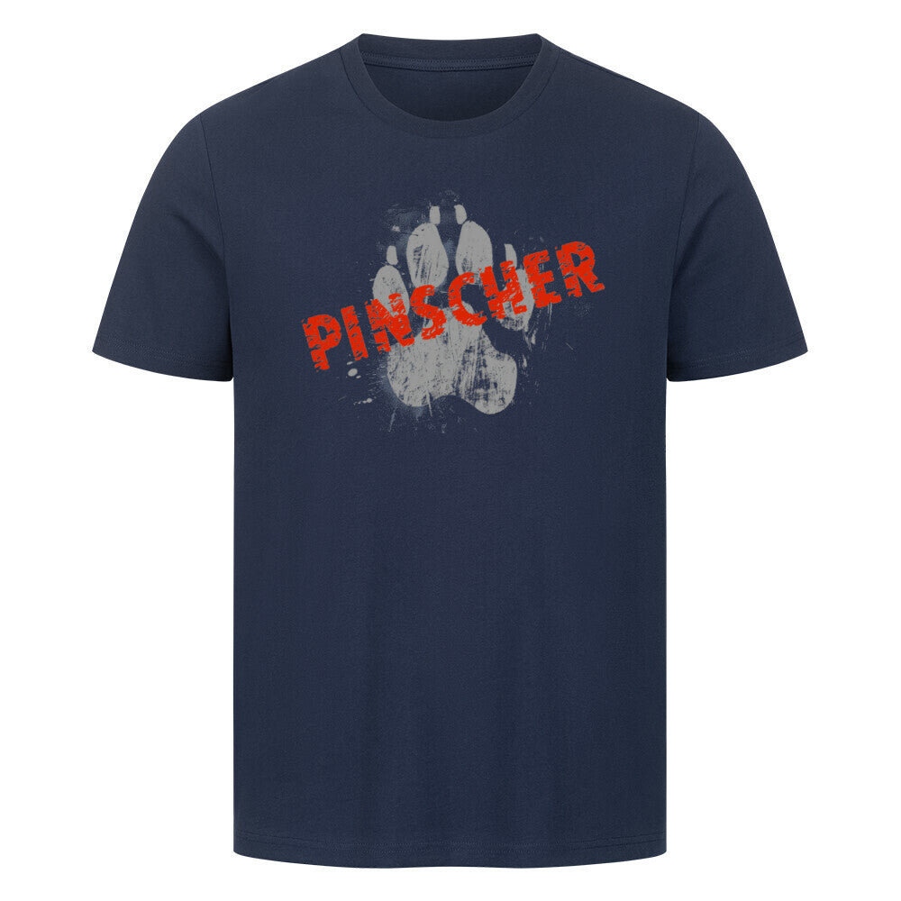 Premium T-Shirt "Deutscher Pinscher - PAW" French Navy – hunde-shirt.de