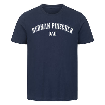 Premium T-Shirt "German Pinscher DAD" French Navy – hunde-shirt.de