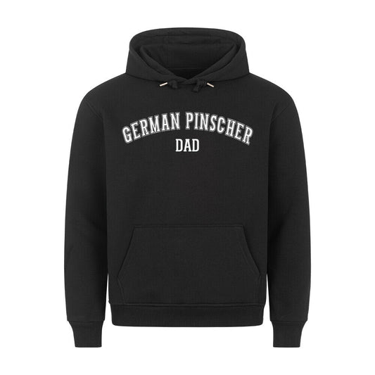 Premium Hoodie "German Pinscher DAD" Schwarz – hunde-shirt.de
