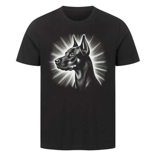 Premium T-Shirt "Deutscher Pinscher - Shine" Schwarz – hunde-shirt.de