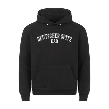 Premium Hoodie "Deutscher Spitz - DAD" Schwarz – hunde-shirt.de