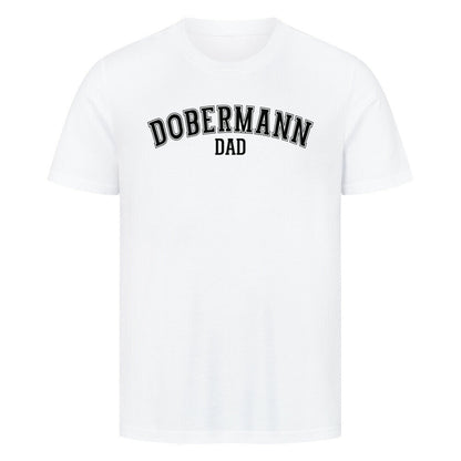 Premium T-Shirt "Dobermann - DAD" Weiß – hunde-shirt.de