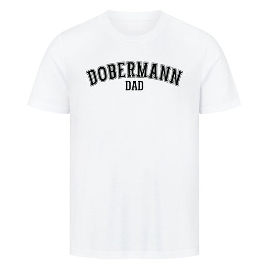 Premium T-Shirt "Dobermann - DAD" Weiß – hunde-shirt.de