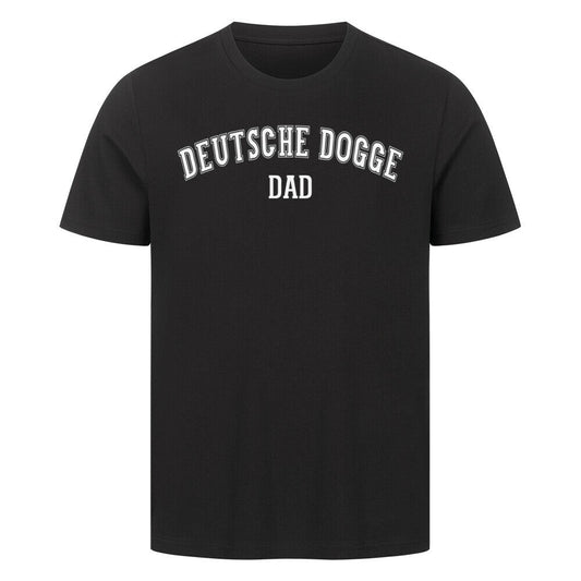 Premium T-Shirt "Deutsche Dogge - DAD" Schwarz – hunde-shirt.de