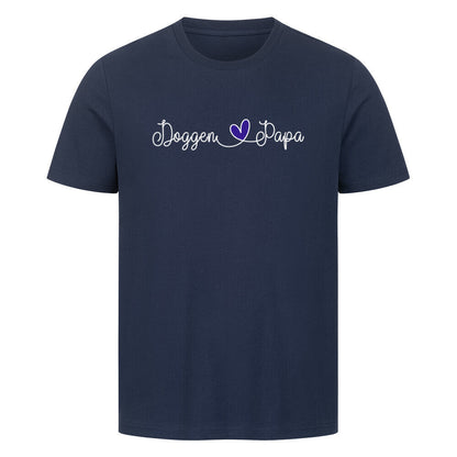 Premium T-Shirt "Deutsche Dogge - Papa" French Navy – hunde-shirt.de