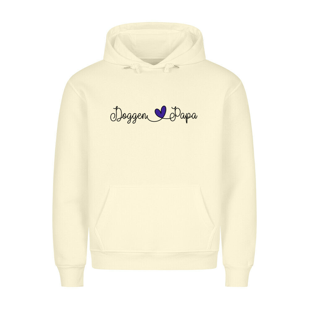 Premium Hoodie "Deutsche Dogge - Papa" Beige – hunde-shirt.de