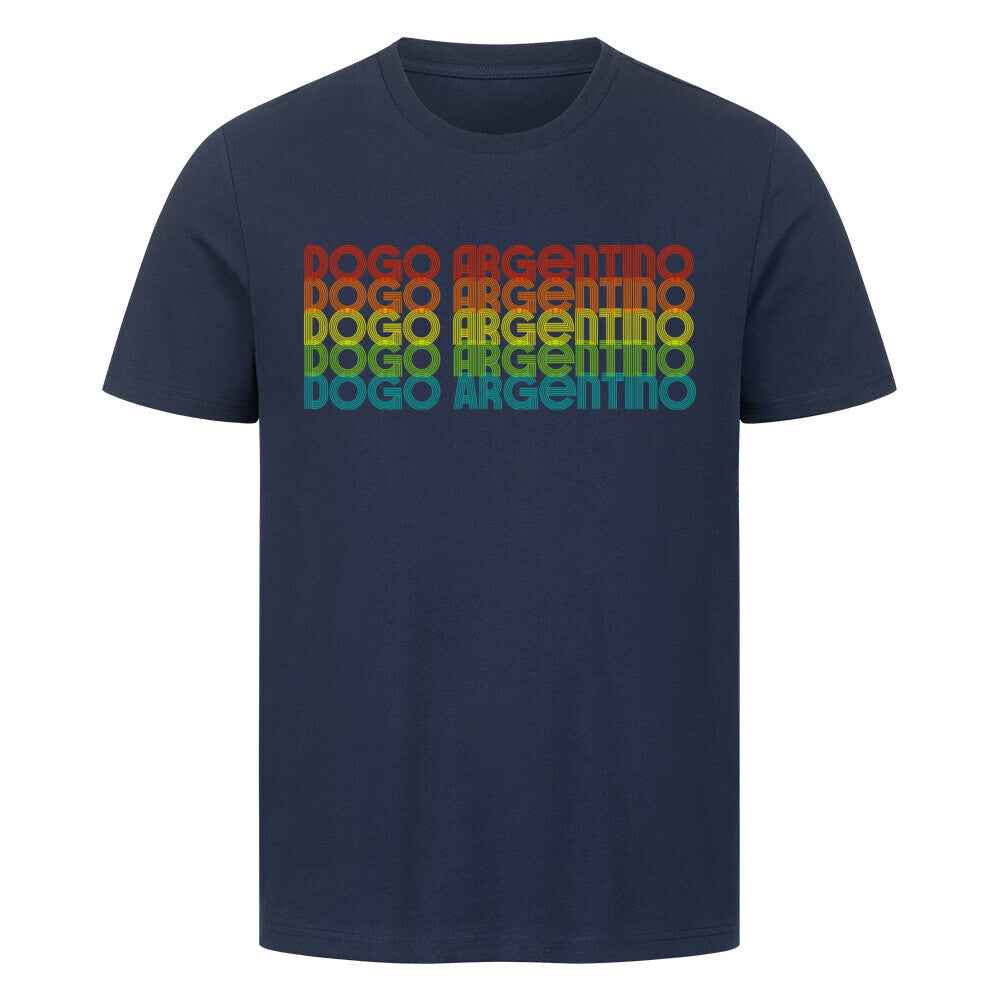 Premium T-Shirt "Dogo Argentino - RETRO" French Navy – hunde-shirt.de