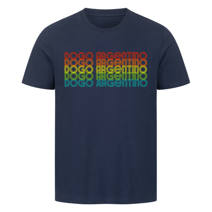 Premium T-Shirt "Dogo Argentino - RETRO" French Navy – hunde-shirt.de