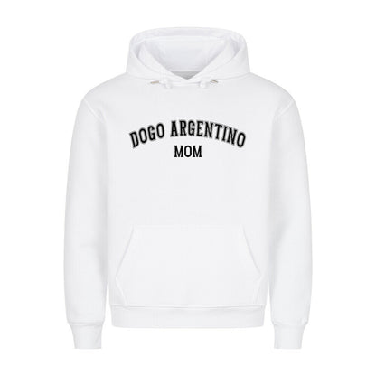 Premium Hoodie "Dogo Argentino - MOM" Weiß – hunde-shirt.de
