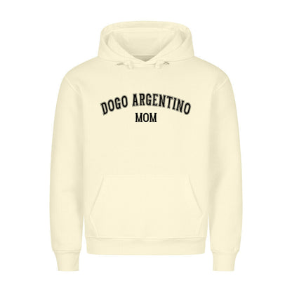 Premium Hoodie "Dogo Argentino - MOM" Beige – hunde-shirt.de