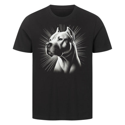 Premium T-Shirt "Dogo Argentino - Bright 2" Schwarz – hunde-shirt.de
