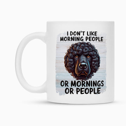Tasse "Curly Coated Retriever - Morning People" – hunde-shirt.de