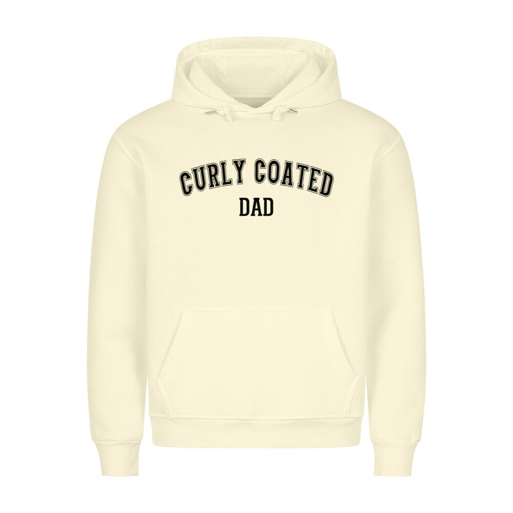 Premium Hoodie "Curly Coated - DAD" Beige – hunde-shirt.de