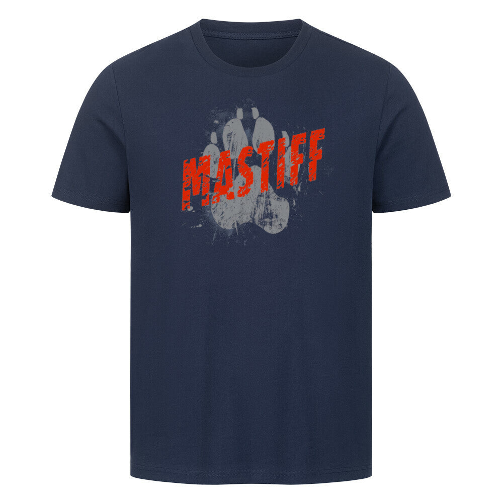 Premium T-Shirt "English Mastiff - PAW" French Navy – hunde-shirt.de