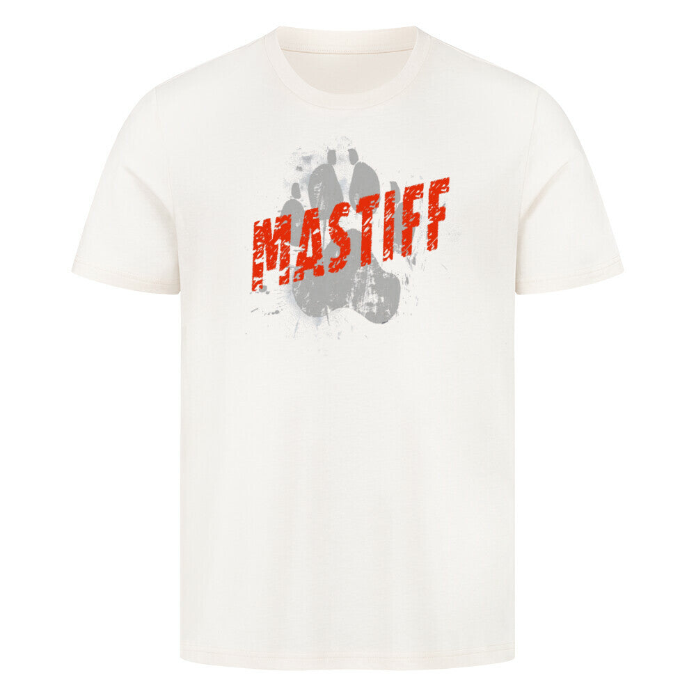 Premium T-Shirt "English Mastiff - PAW" Natural Raw – hunde-shirt.de